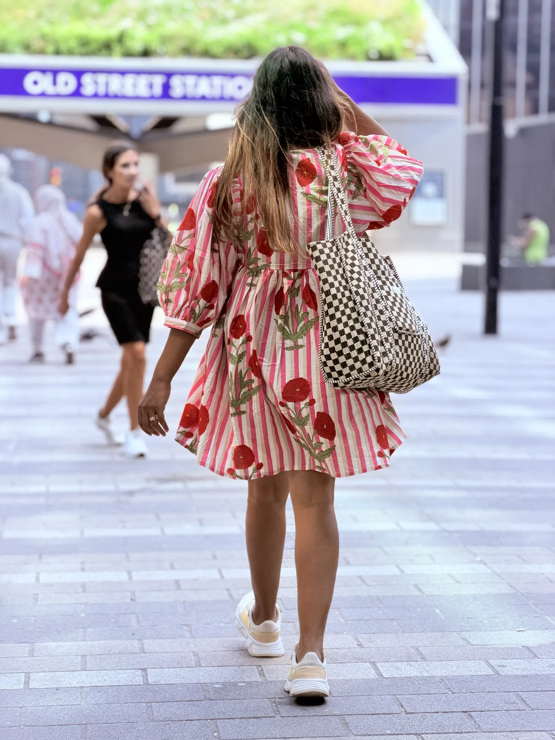 Checker Board Reversible Tote - Image 2
