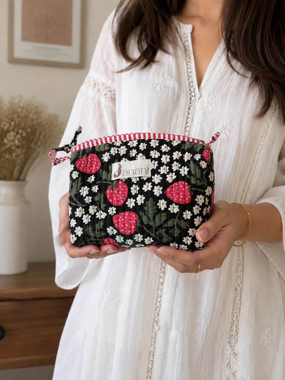 Strawberry Meadow Wash Bag Copy