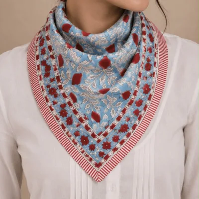 Poppy Sky Bandana