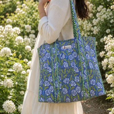 Willow Bloom Reversible Tote
