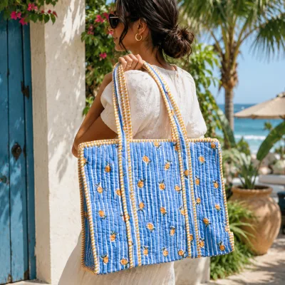 Citrus Coast Zipper Tote