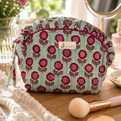 Secret Garden Frilled Pouch