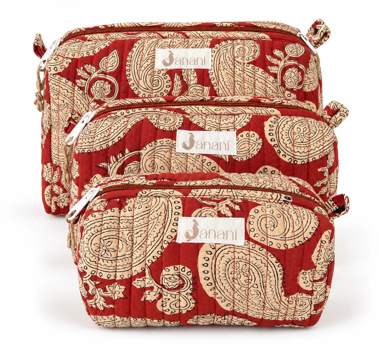 Autumn Paisely Wash Bags