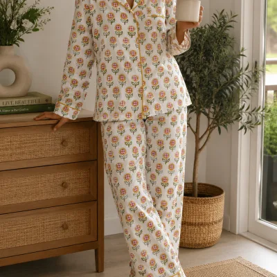 Sunshine Bloom Pajama Set