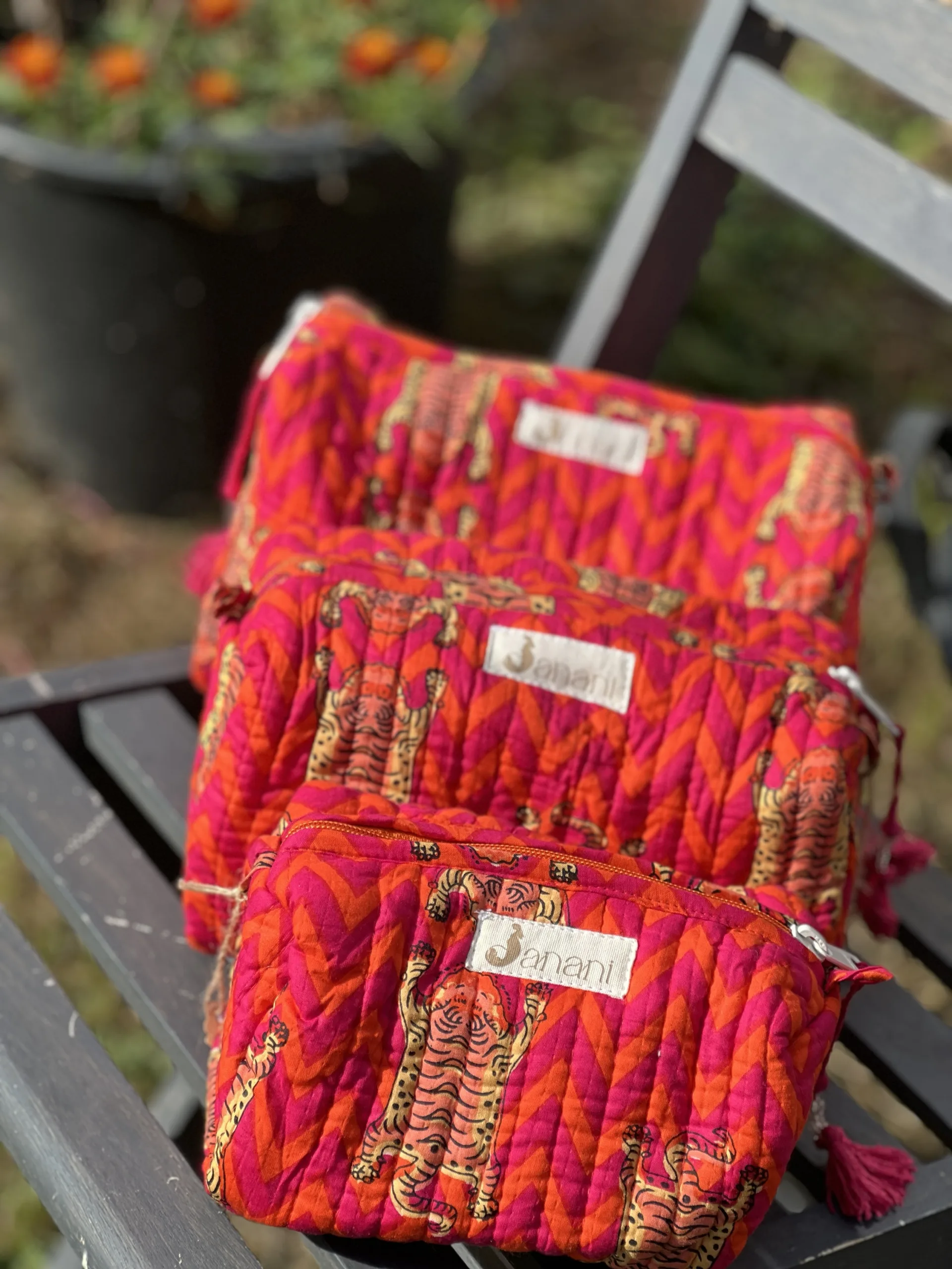 Tiger Flame Wash bags